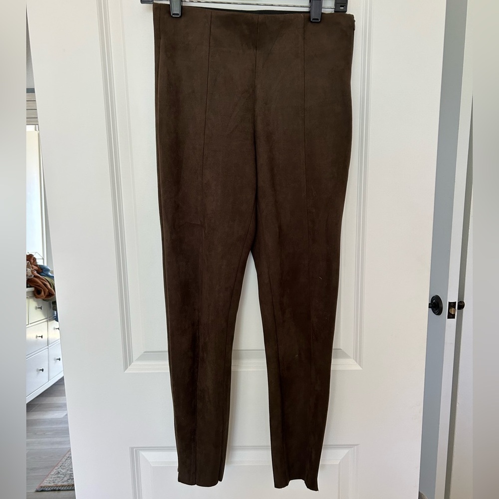 Zara suede leggings